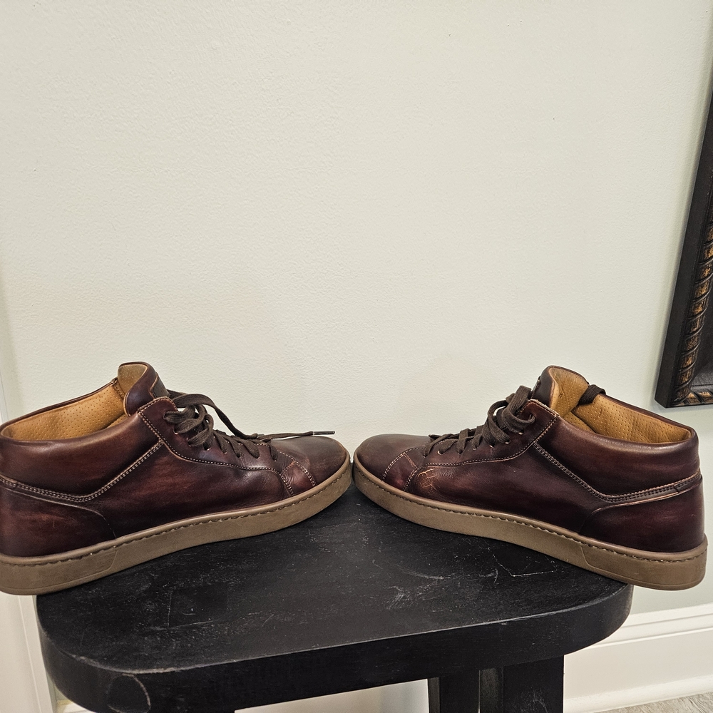 Men's Brown Leather Shoes - Picture 8 of 9